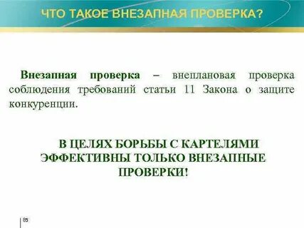 Внезапная проверка