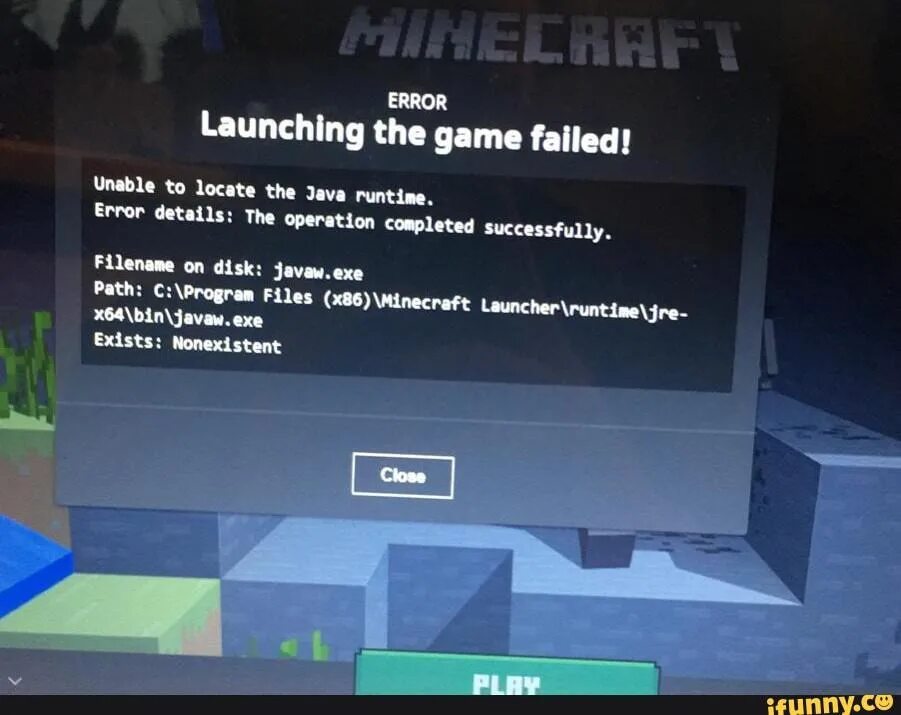 The operation completed successfully