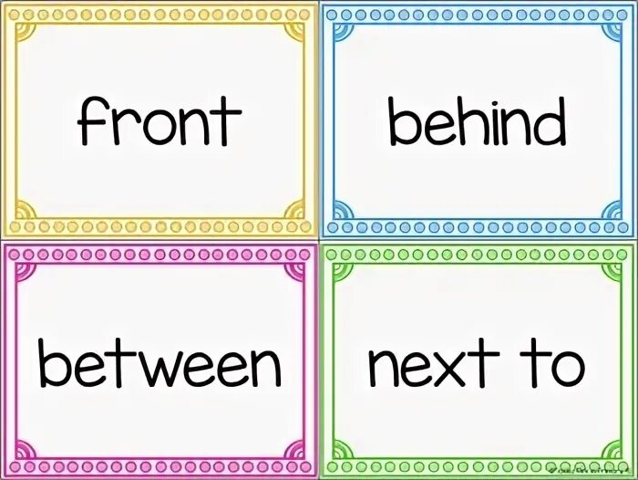 Flashcards word. Flashcards word