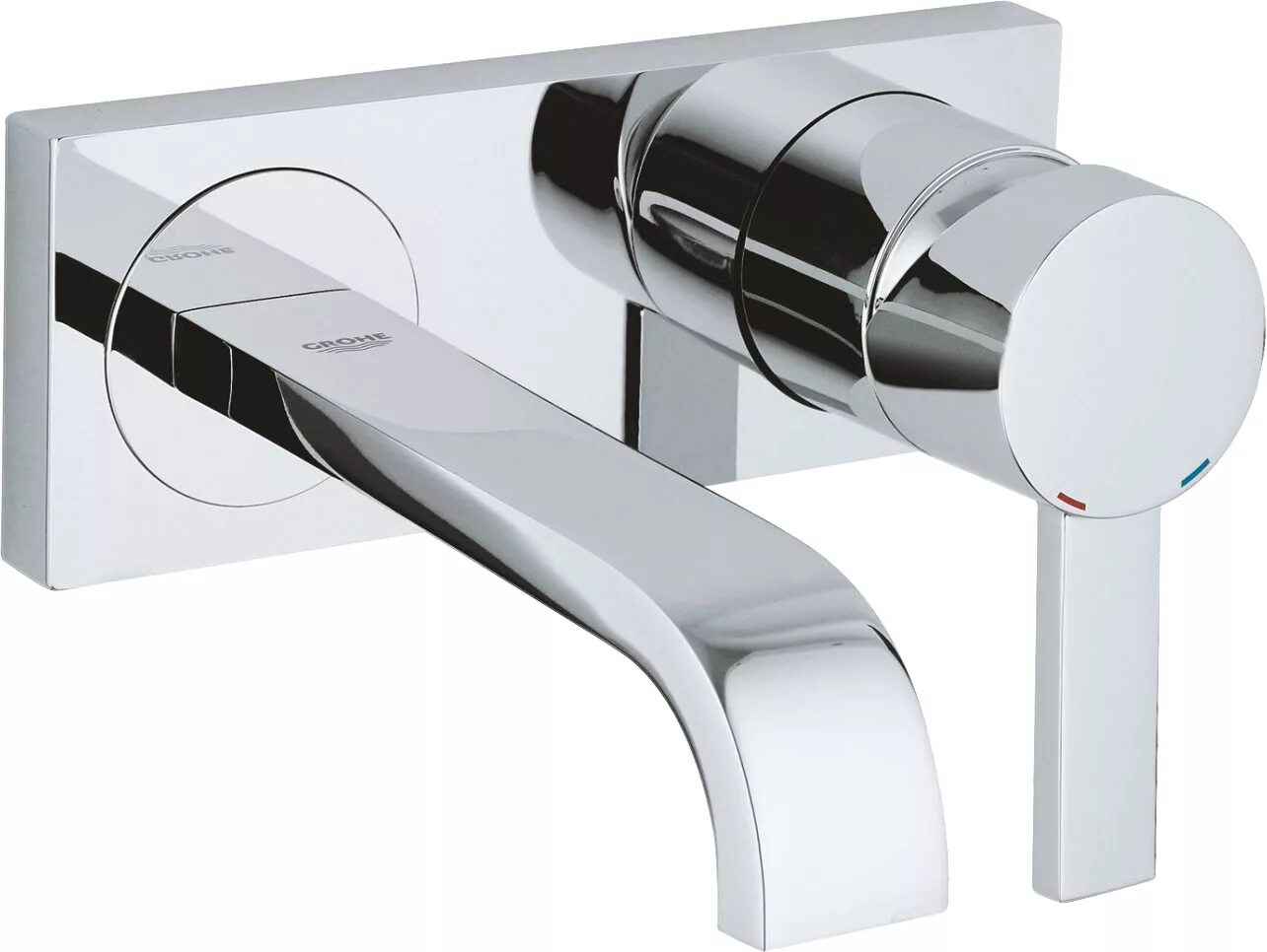 Смесители настенные однорычажные. Grohe Allure 19309000. Смеситель Грое Аллюр. 19309000 Grohe. Встроенный смеситель для ванны Грое.