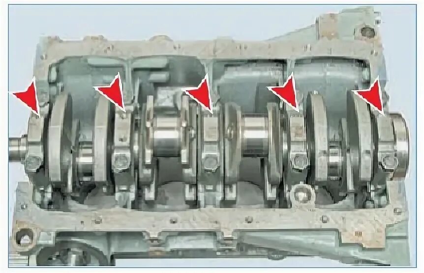 Вкладыши гранта 8. Коленвал ВАЗ 2170. Коренные вкладыши коленвала ВАЗ 2112 16 клапанов. Порядок затяжки коренных вкладышей ВАЗ 2112.