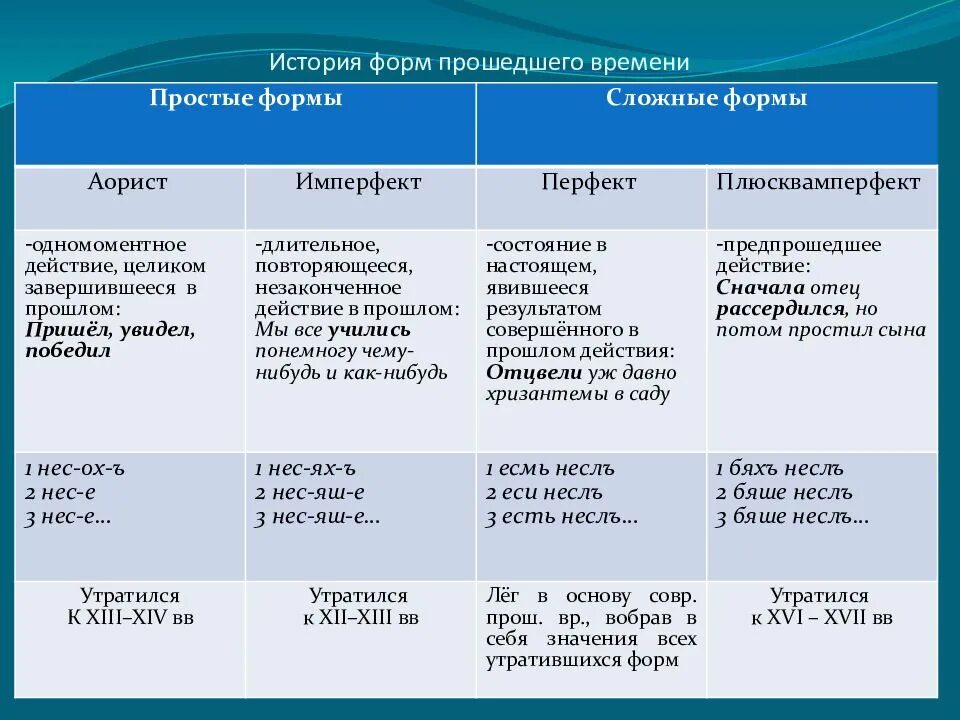 Сечь в прошедшем времени. Сечь в прошедшем времени