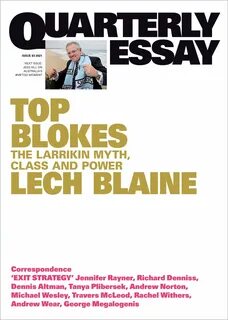Quarterly Essay 83 Top Blokes 電 子 書 籍 by Lech Blaine - Rakuten Kobo.