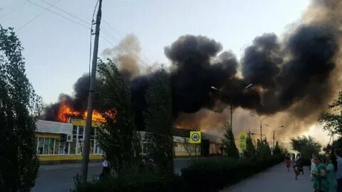 Причины пожара на рынке
