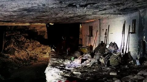 В аджимушкайских каменоломнях было обнаружено несколько тракторов
