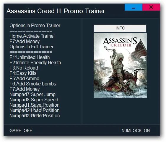 Assassin&#039;s creed trainer. Ассасин крид 3 trainer 1.05. assassins creed 3 трейнер. чит коды на ассасин крид 3. assassin&#039;s creed iii remastered трейнер.