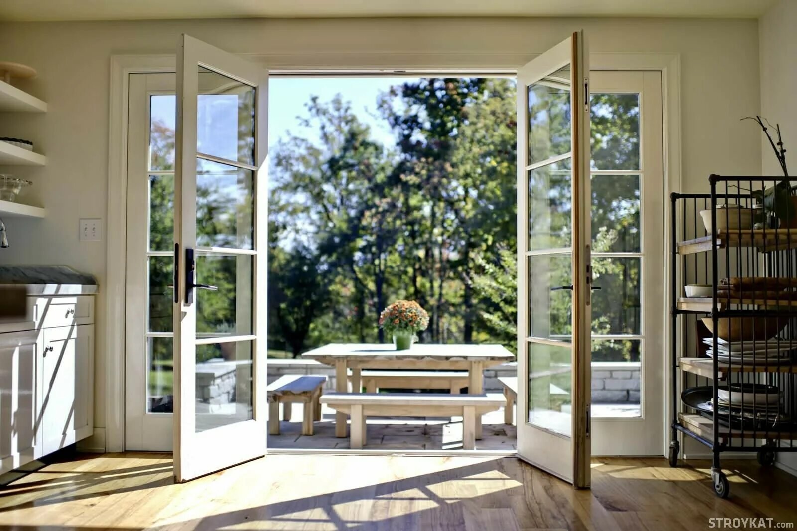 Door 2 windows