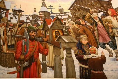 На другой день москвитяне собрались за городом