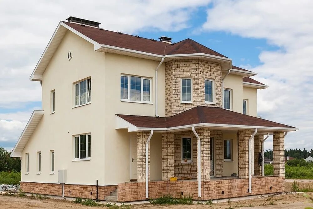 искусственный камень бриз 8. солома терекс дом. красивый штукатурный фасад. фасад дома цвета слоновой кости. дом цвета слоновой кости.