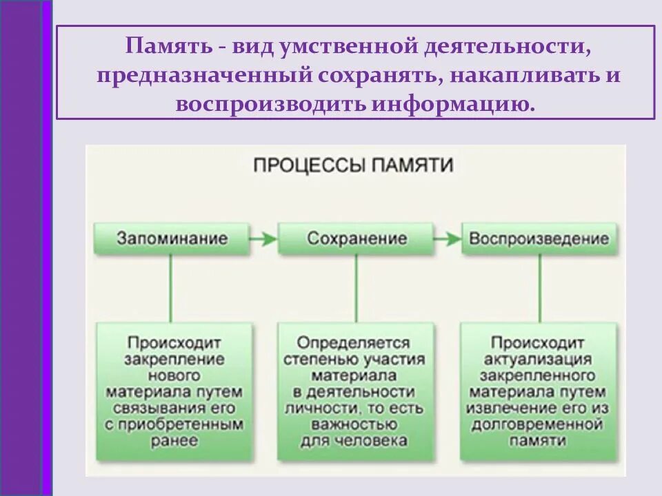 Виды памяти. Понятие памяти. Классификация видов памяти таблица. Память типы памяти.