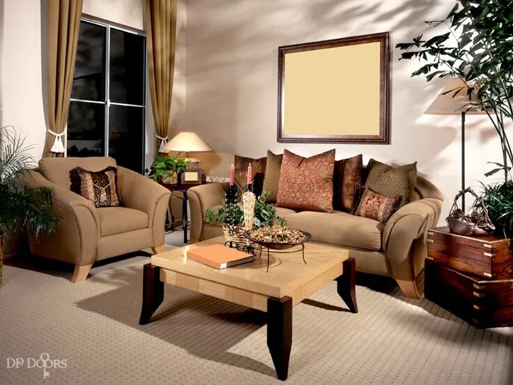 Rich Comfort Brown walls living room, Brown living room decor, Dark walls living