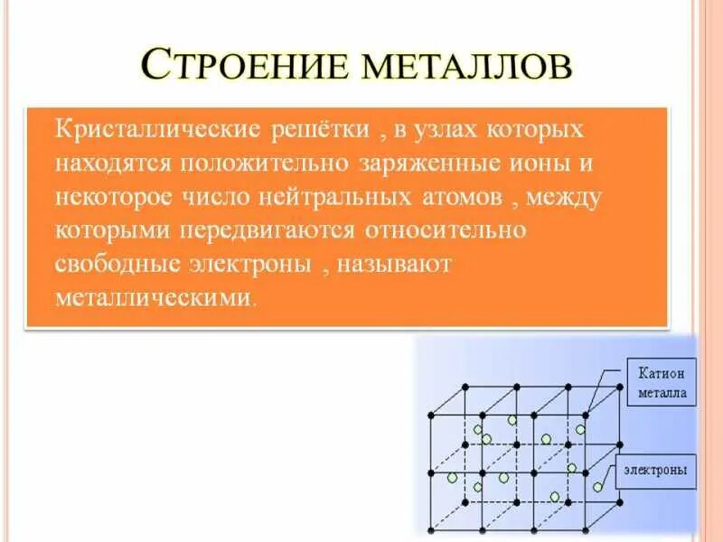 Каково строение металлической кристаллической решетки. Каково строение кристаллических решеток металлов. Структура кристаллической решетки металлов. Кристаллическое строение металлов. Кристаллическое состояние металлов