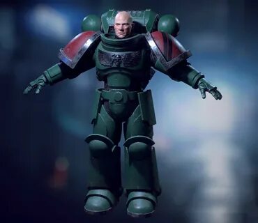 Space marine 3d model