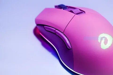Мышка розовая игровая. 