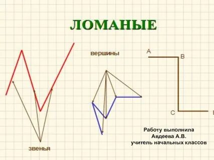 Виды ломаных линий 2