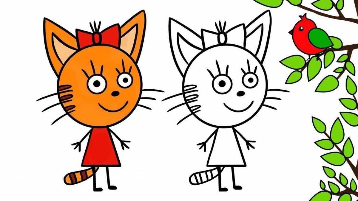 Три кота рисовалка. Раскраска 3 кота. Три кота. Три кота рисуем пошагово. Три кота рисунок.