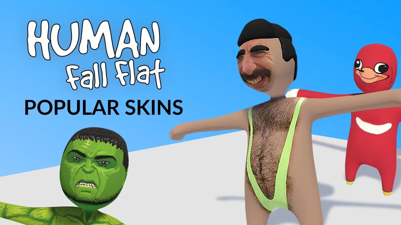 Human Fall Flat скины. Скины для ХЬЮМАН фол флэт. Смешные скины в Human Fall Flat. Хуман фал Флат.