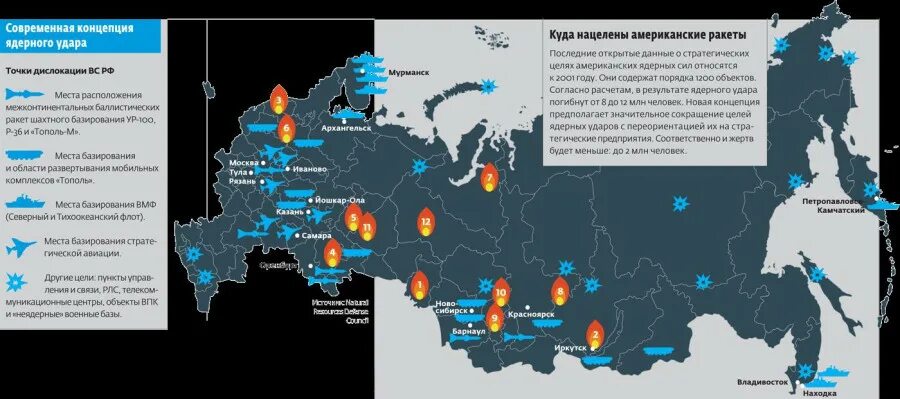 Карта поражения россии. Где в России ядерное оружие. Карта НАТО нанесения ядерного удара по России. Где находится ядерное оружие. Где расположены ядерное оружие в России.
