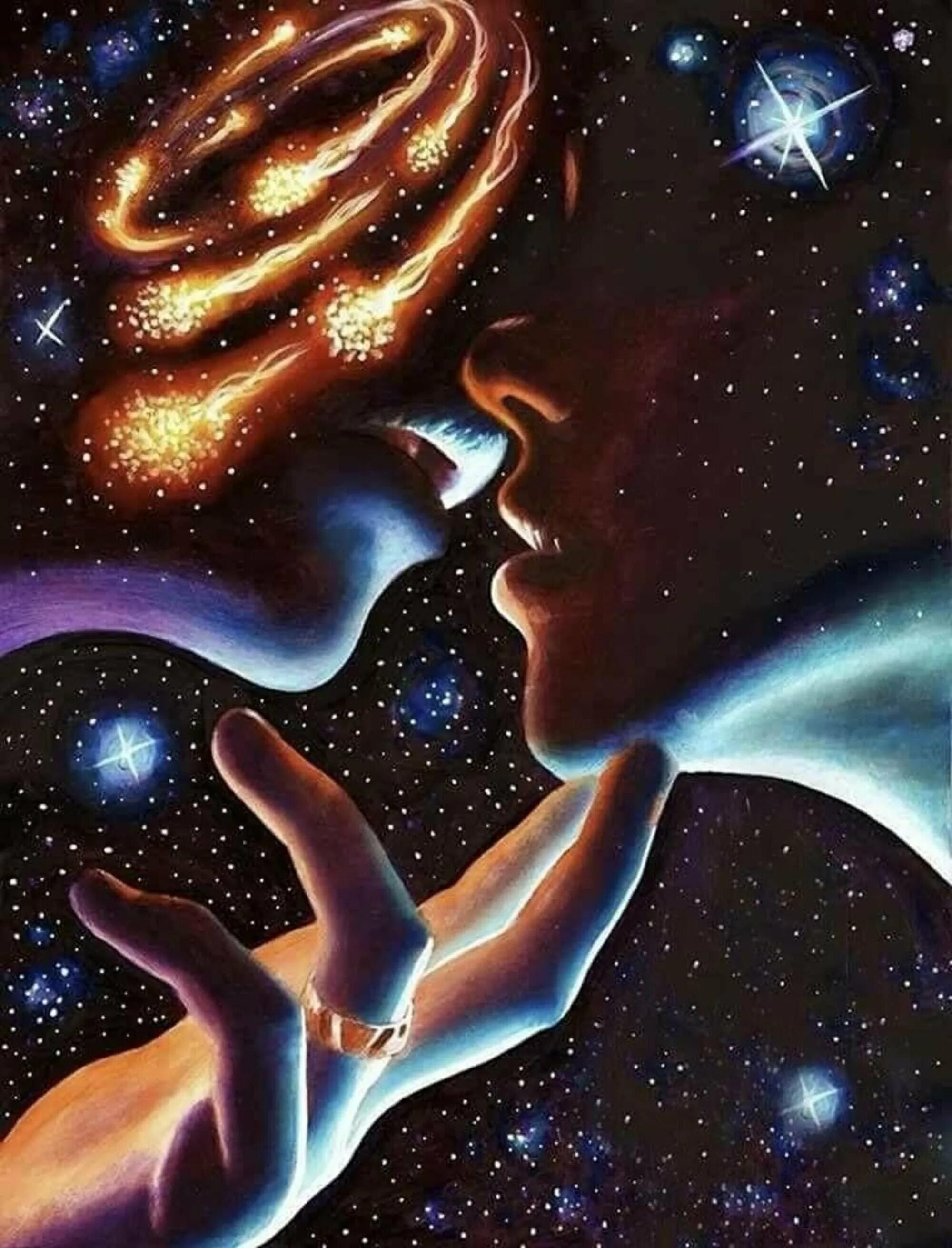 Мужчина и женщина космос. Космическая любовь. Влюбленные в космосе. Вселенная мужчина и женщина. Души близнецовые пламена