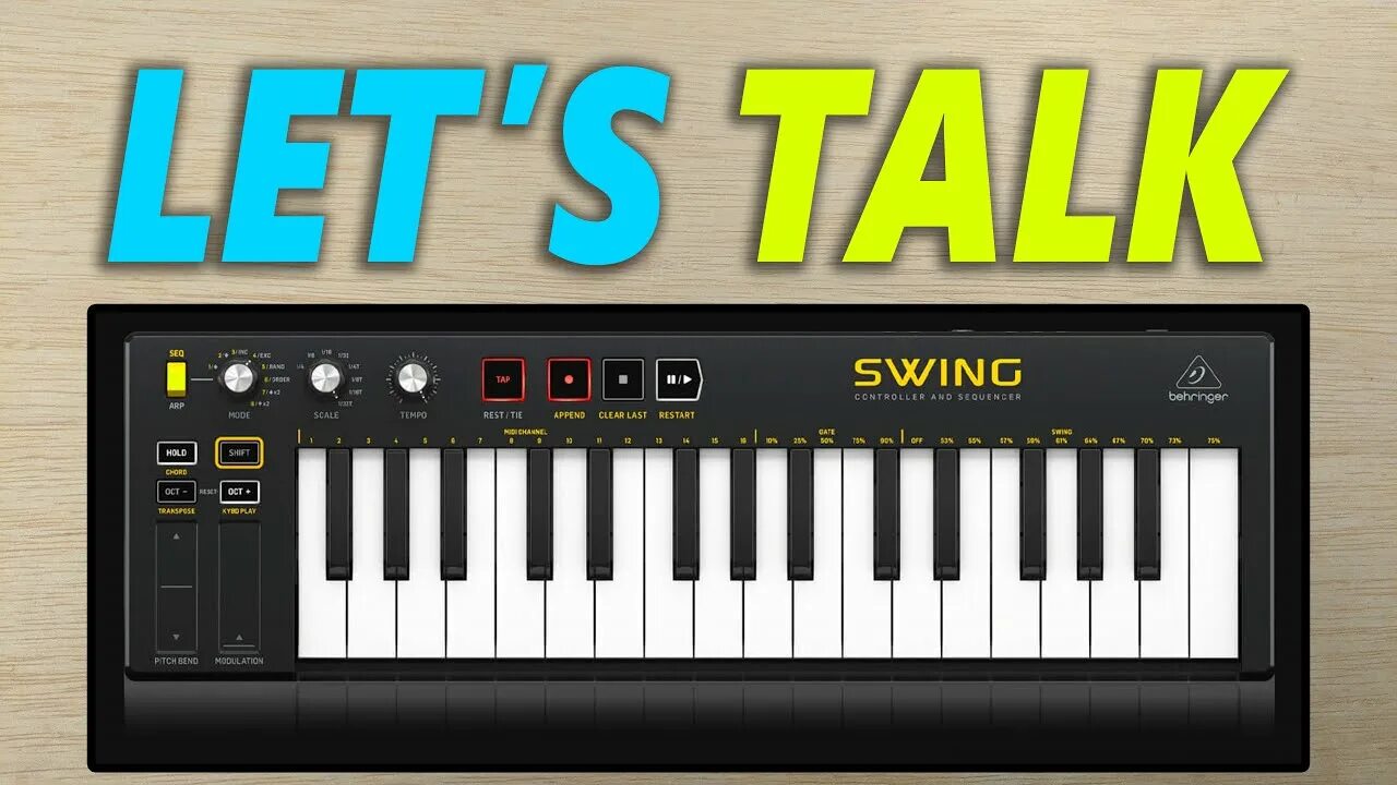 Lets swing. Behringer swing usb midi контроллер обзоры.
