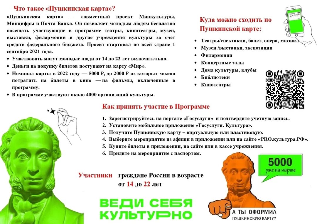 Как узнать владельца пушкинской карты