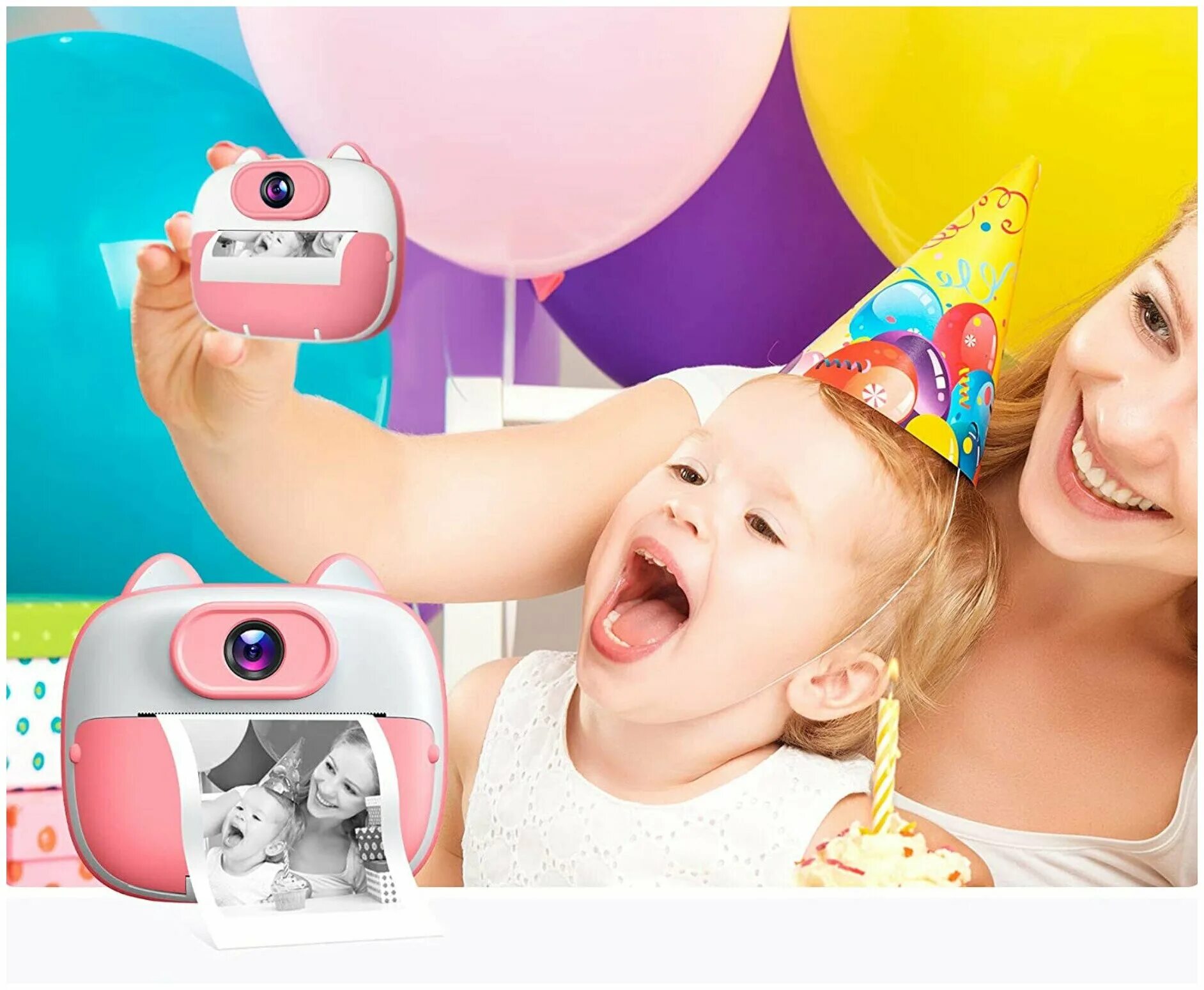 Childrens digital print camera