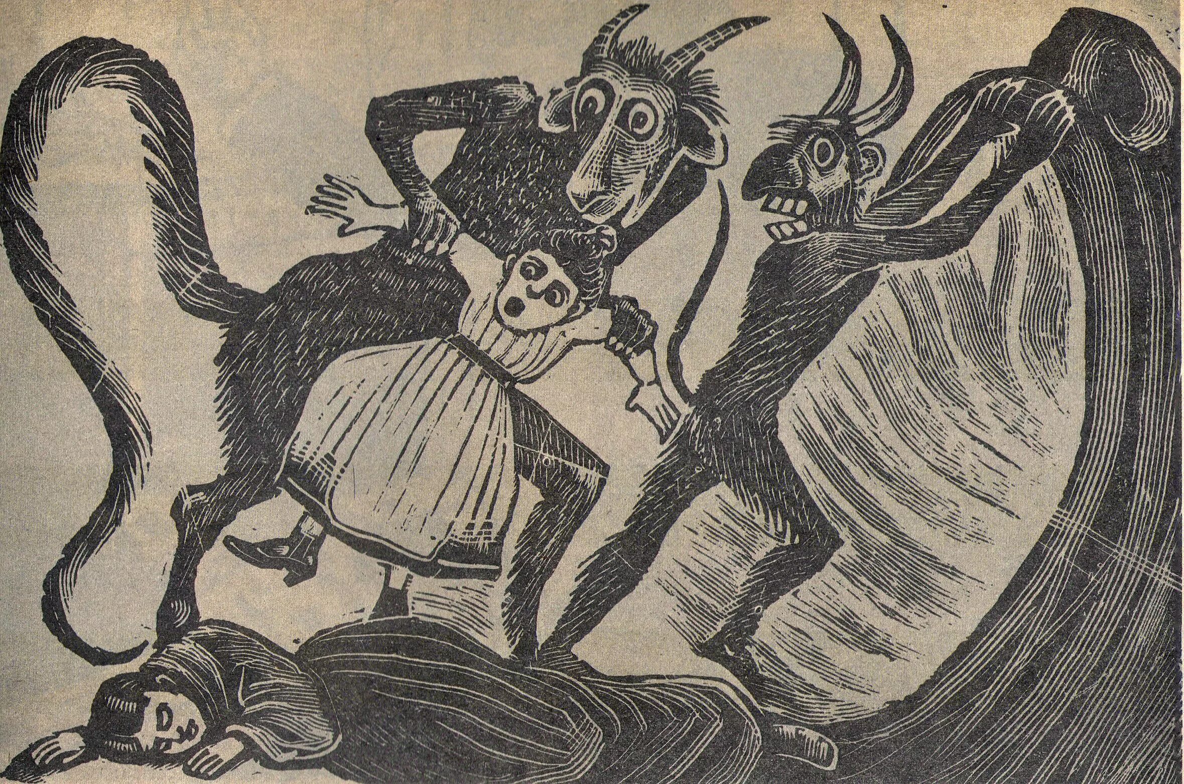 Черти рисунок. Чёрт в славянской мифологии. Бесы мифология. Бес (Славянская мифология). Черт Славянская мифология.