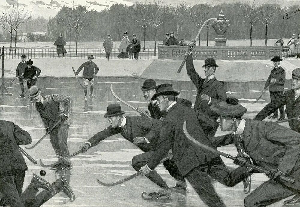 Первая хоккейная команда. Первая хоккейная команда Канады 1904. Хоккей 1763. Хоккей 1870. Зарождение хоккея.