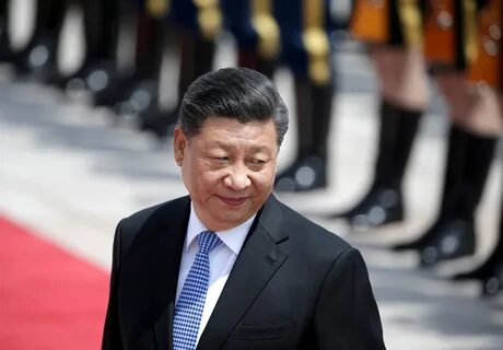 Chinese President Xi Jinping attends a welcoming ceremony for Greek Preside...