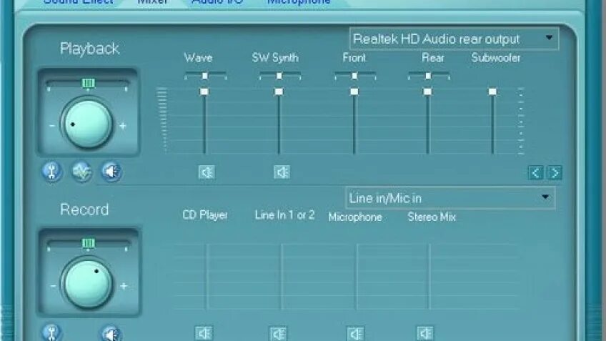 Эквалайзер Realtek 97 Audio. Realtek audio output