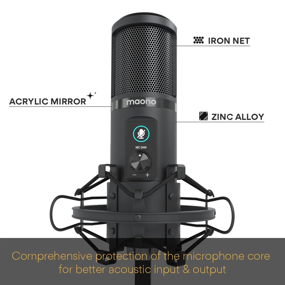 Maono pm421. Микрофон maono au-pm500. maono микрофон usb. maono au-pm421 usb.