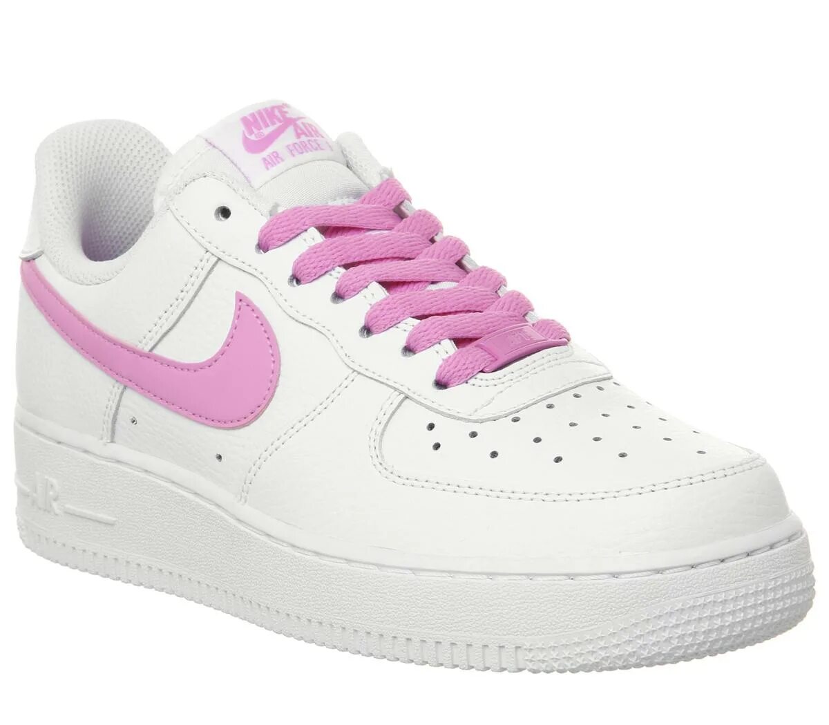 Nike Air Force 1 07 White Pink. Найк Форс 1 розовые. Nike Force Pink. Nike Air Force 1 Low White. Кроссовки с розовыми шнурками