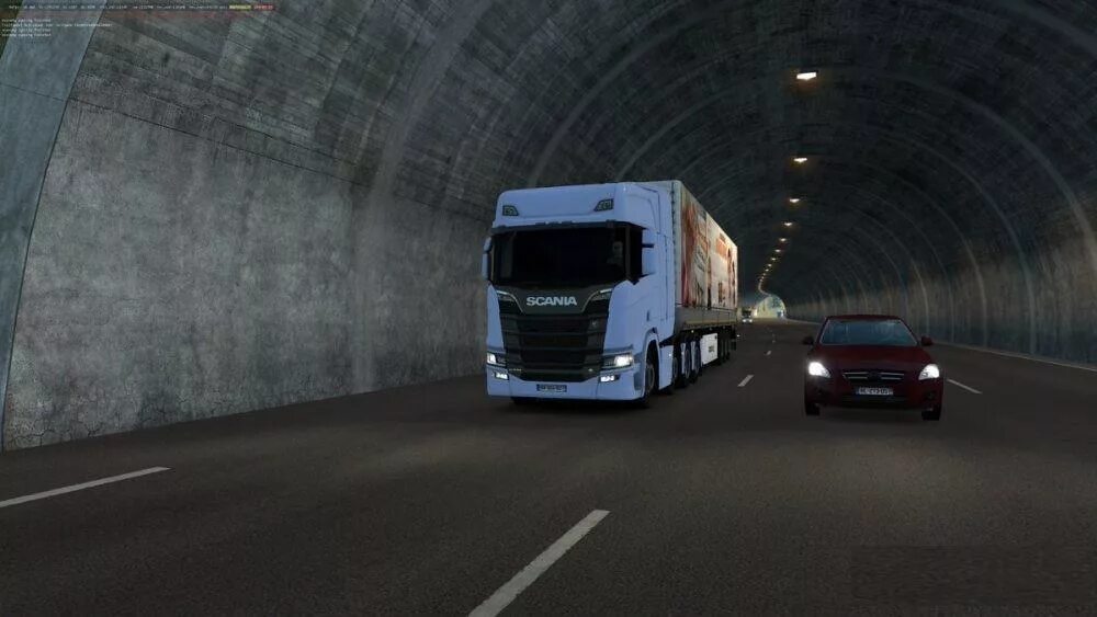 Трафик 1.6. Scania normal Roof ets2. Scania s normal Roof салон етс. Scania r High Roof. Scania s High Roof белый.