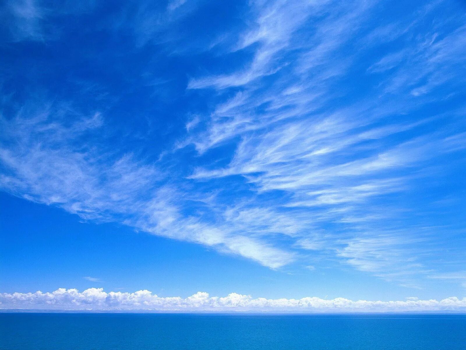 sky background clean blue sky and white clouds sky background with space for dec
