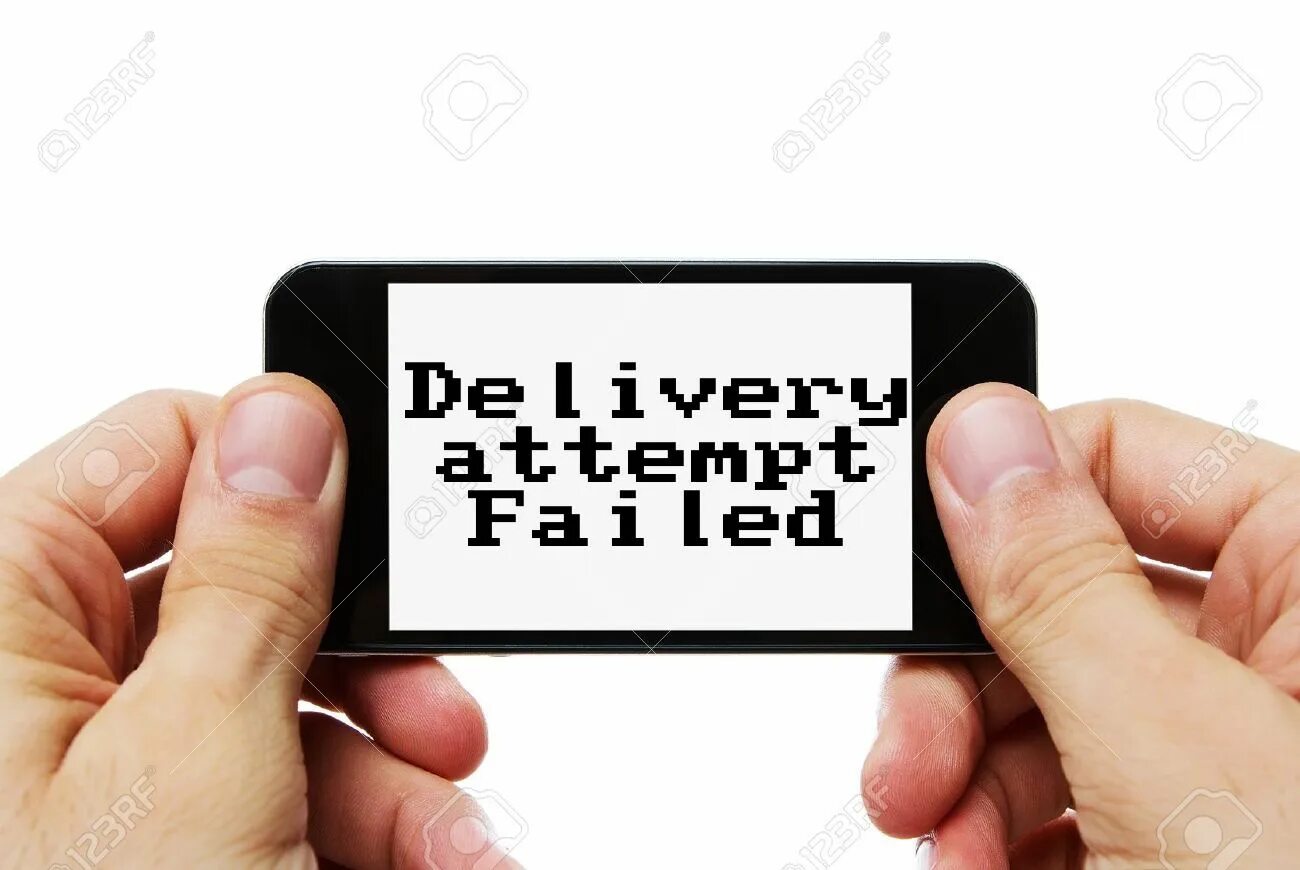 Attempt перевод. Delivery failed. Failed attempt. Only attempt