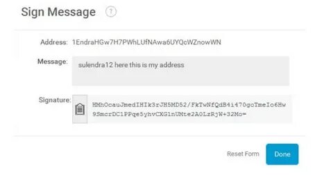 Message address