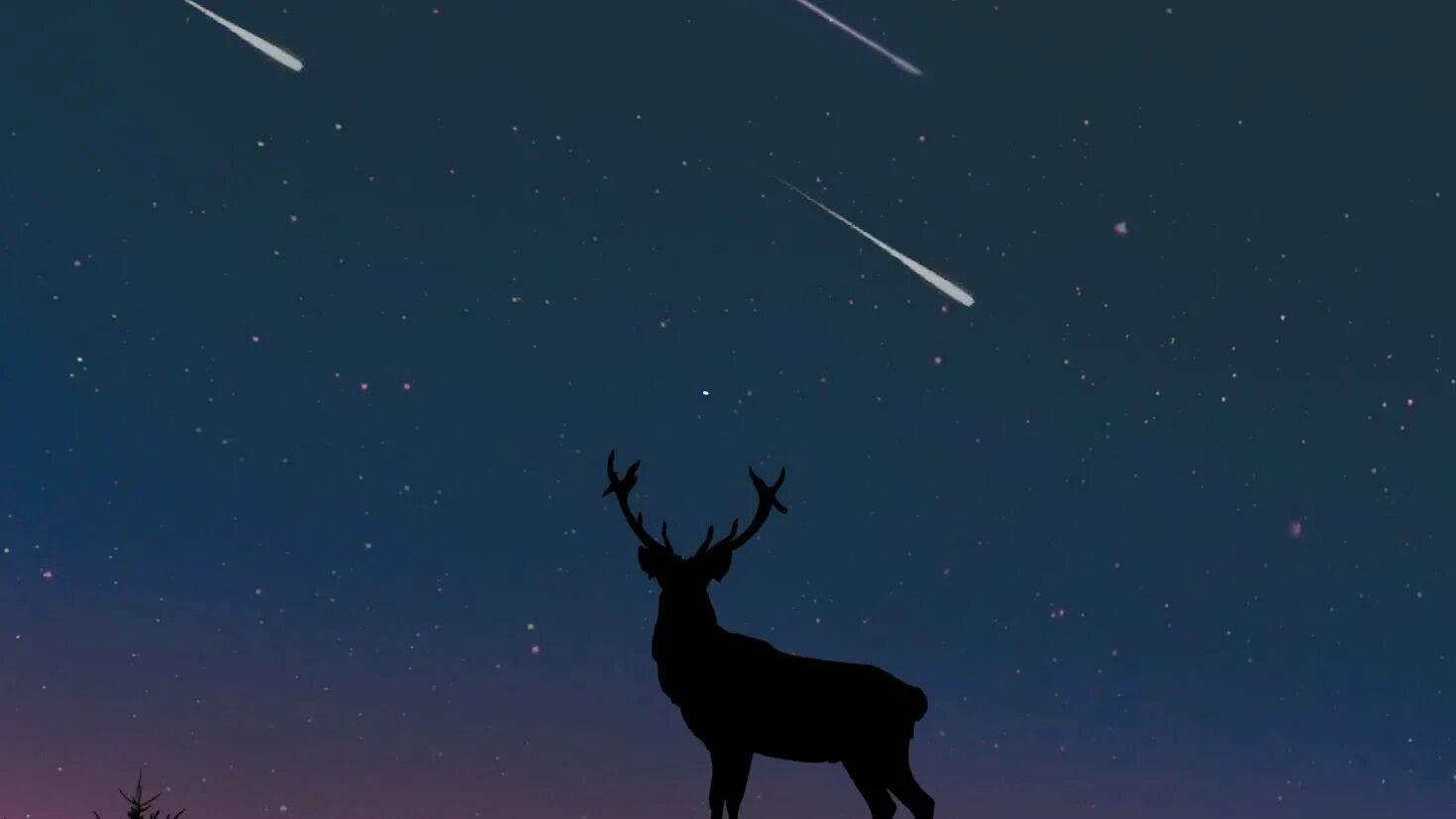 Звездный олень. Звездный олень. Star deer. Созвездие оленя. Олень космос.