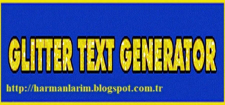 Glitter text generator. Glitter text generator