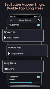 Buttoned device