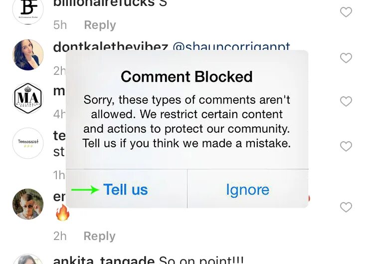 Comments block. Instagram blocked. instagram settings. рестрикт в инстаграм. blocking instagram.