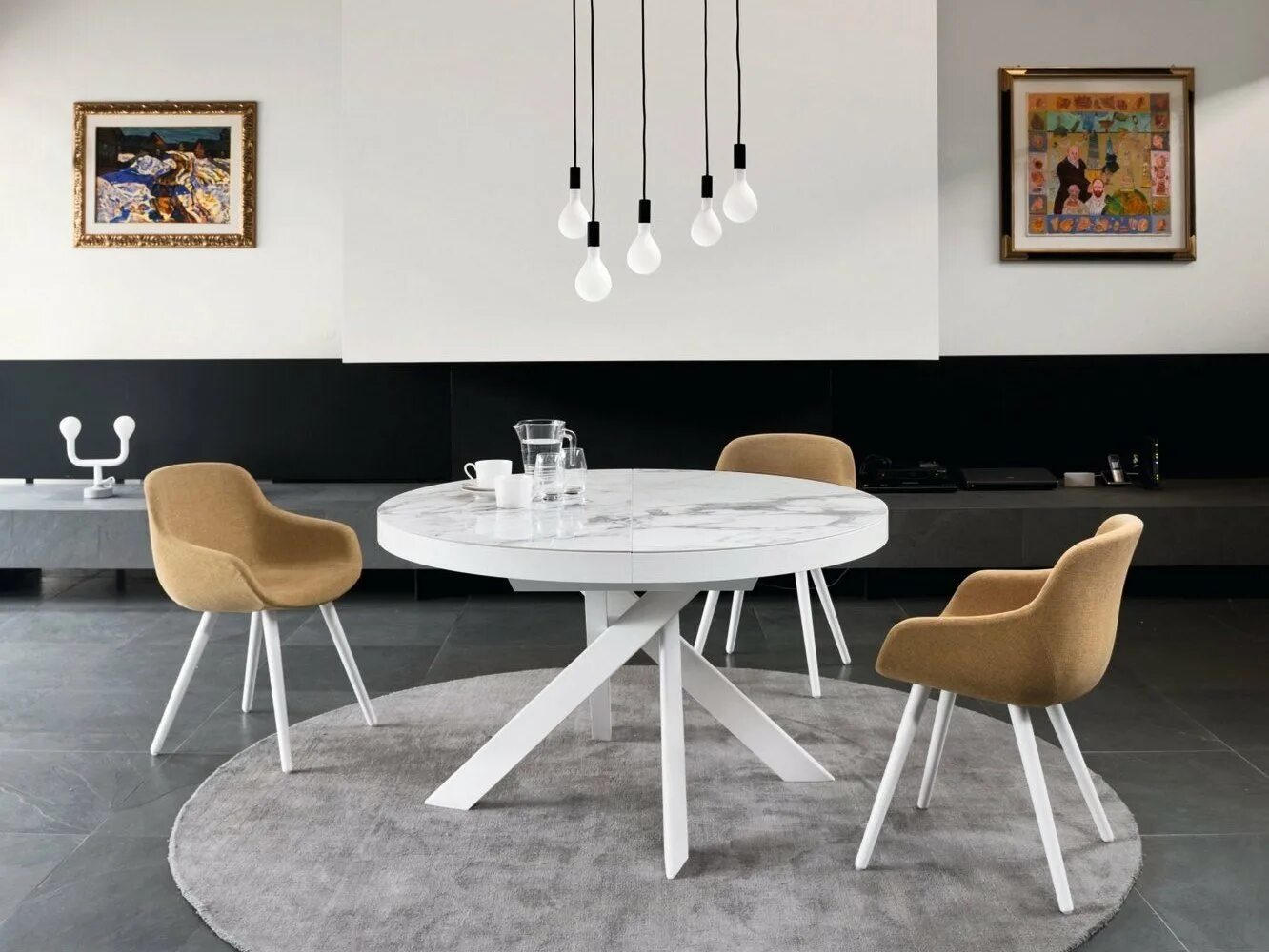 Caligaris. Стол Tivoli Calligaris. Стол Tivoli CS/4100. Обеденный стол Calligaris Tivoli CS/4100. Стул Igloo Calligaris.