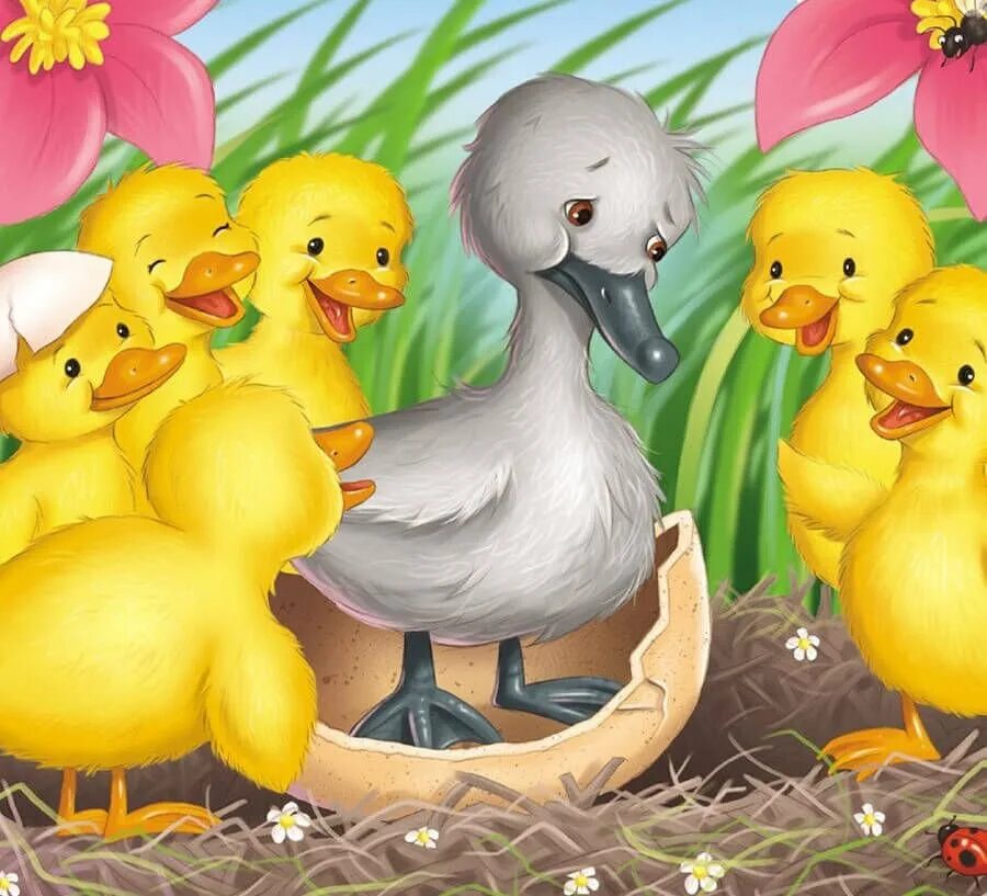 Гадкий утенок для детей. Сказка андерсена гадкий утенок. Гадкий утенок для детей. Сказка гадкий утенок ганса христиана андерсена. Пазл castorland гадкий утенок.