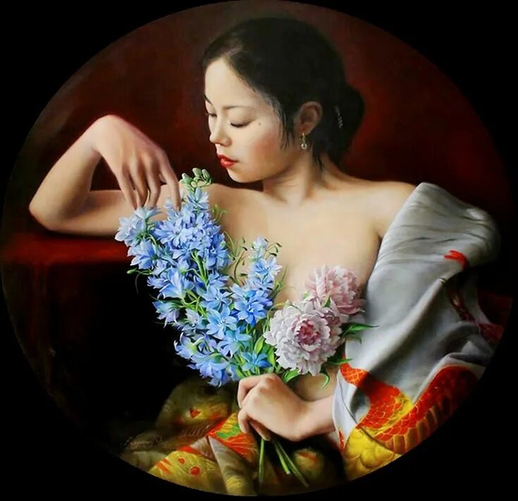 E painting. Mujeres Bodegones художник. Wang Shih-Chieh. Catherine la Rose-что означает.
