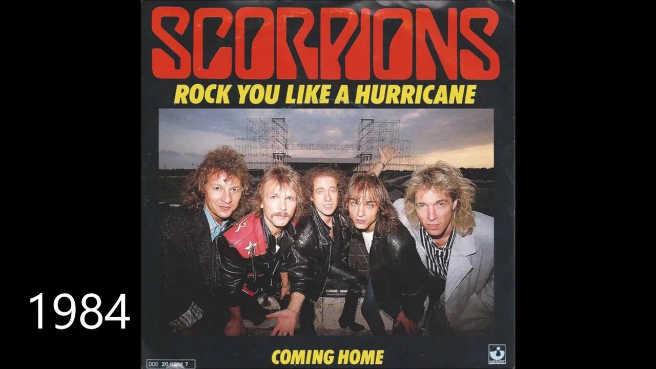 Группа скорпионс. Rock you like a Hurricane Scorpions. Scorpions Rock you like a Hurricane обложка. Scorpions Rock you like a Hurricane клип.