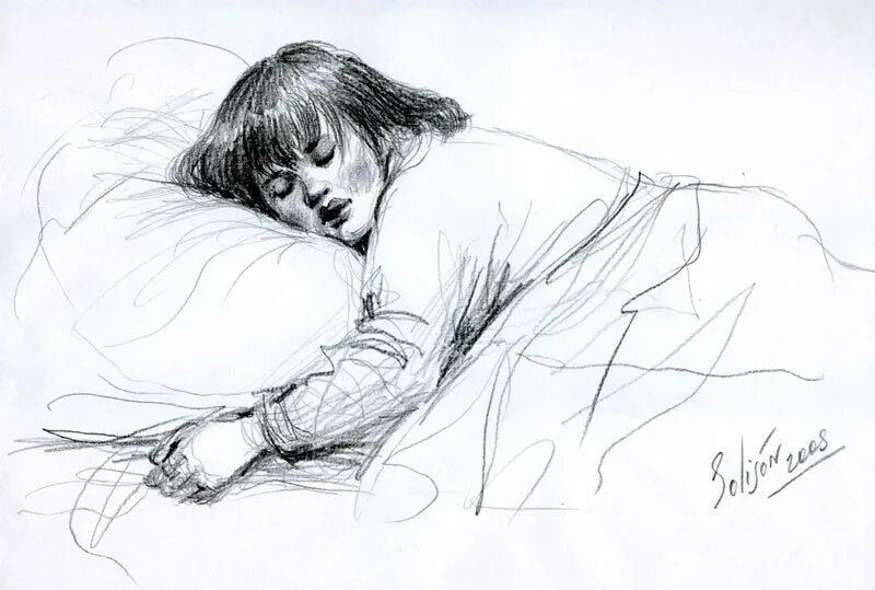 спящий карандашом. спящий человек карандашом. спящий человек рисунок карандашом. сон зарисовка. рисунок спящей девушки.