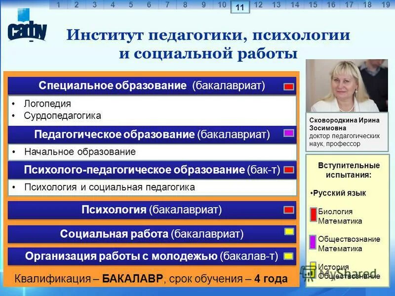 бакалавриат педагогика психология