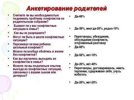 Родительское собрание какой вы родитель