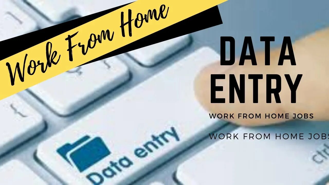 Enter the data. Data entry. Job work.