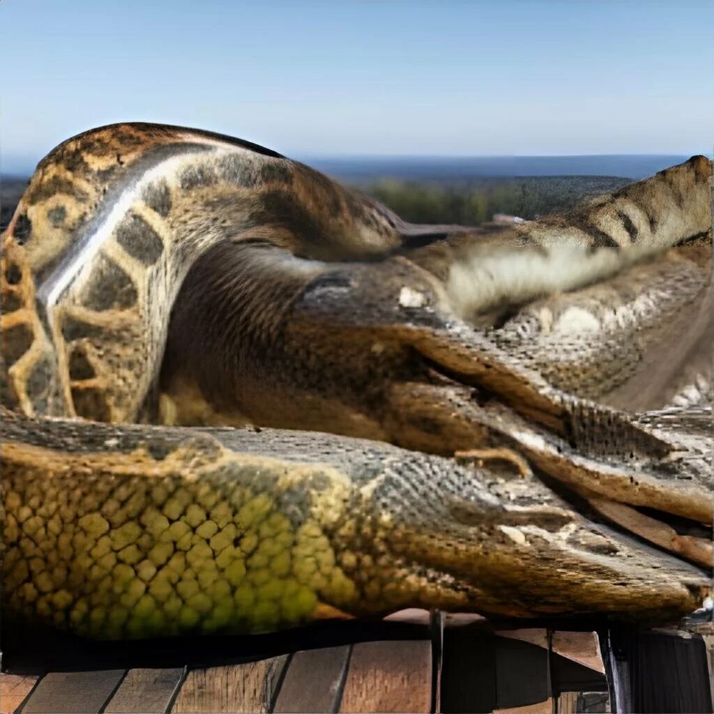 Анаконда змея. Самый большой змей в мире фото