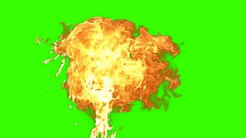 Огонь хромакей